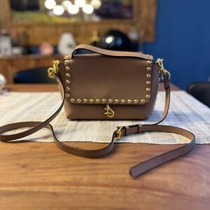 Studded Taupe Handbag